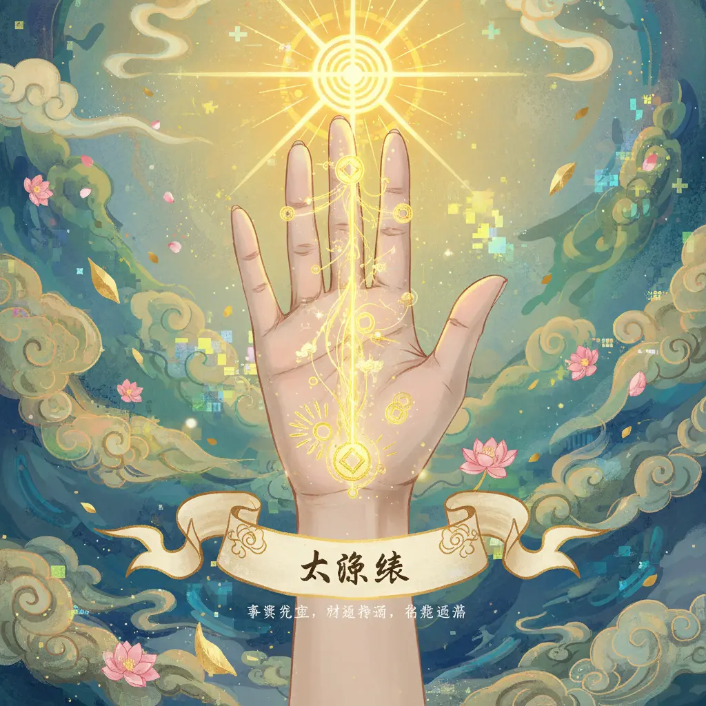 手相 - 太陽線