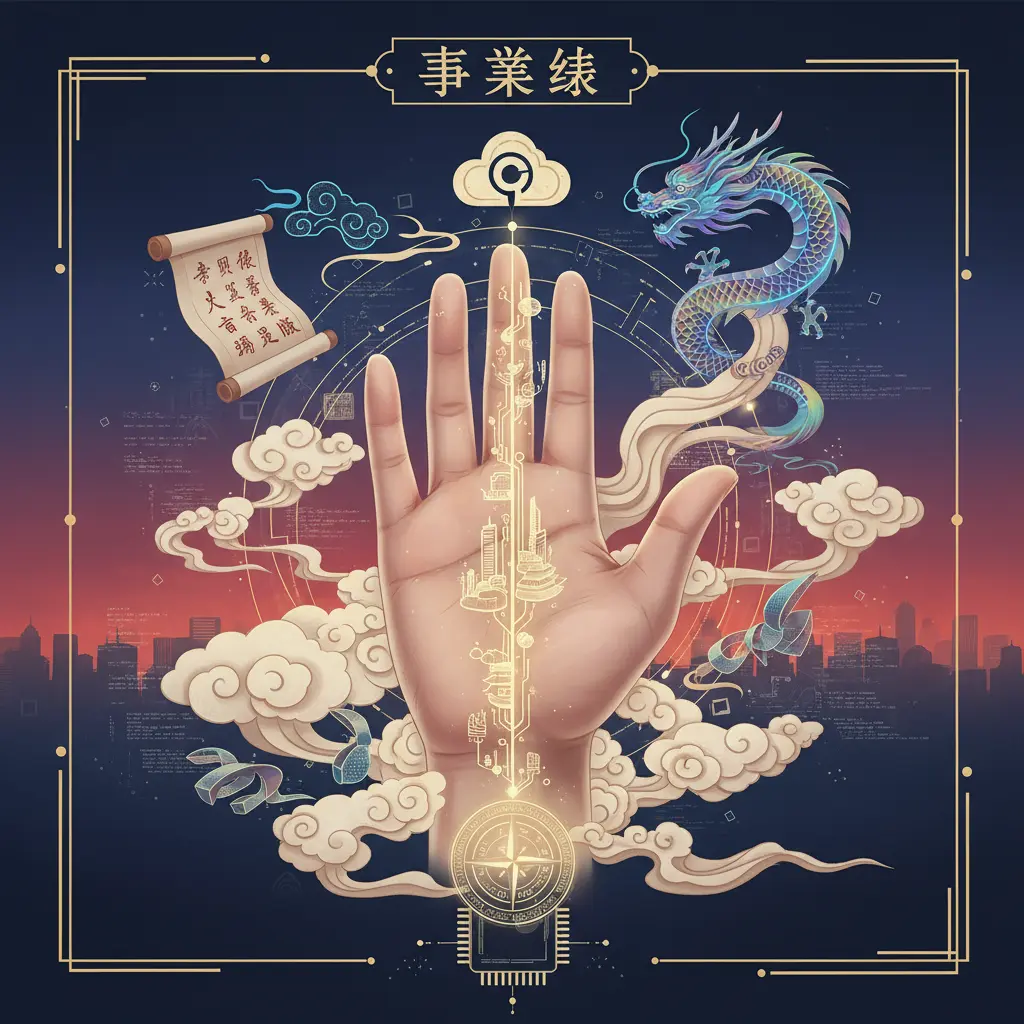 手相 - 事業線